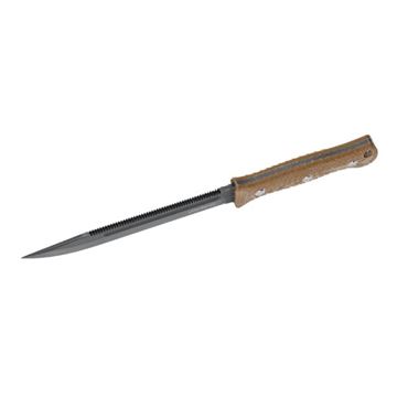 Herbertz Outdoor og Overlevelseskniv, Desert Micarta set oppefra