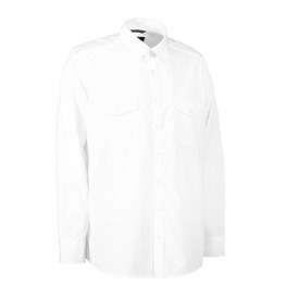 ID Uniformsskjorte langærmet, Hvid, 41/42