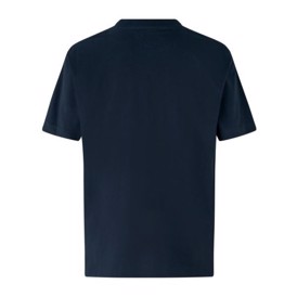 ID Game T-shirt til børn i farven Navy set bagfra