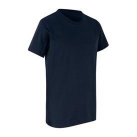 ID Økologisk T-shirt til børn i farven Navy set i vinkel