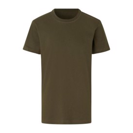 ID Økologisk T-shirt til børn i farven Oliven
