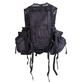 indsatsvest tactical 9 lommer sort
