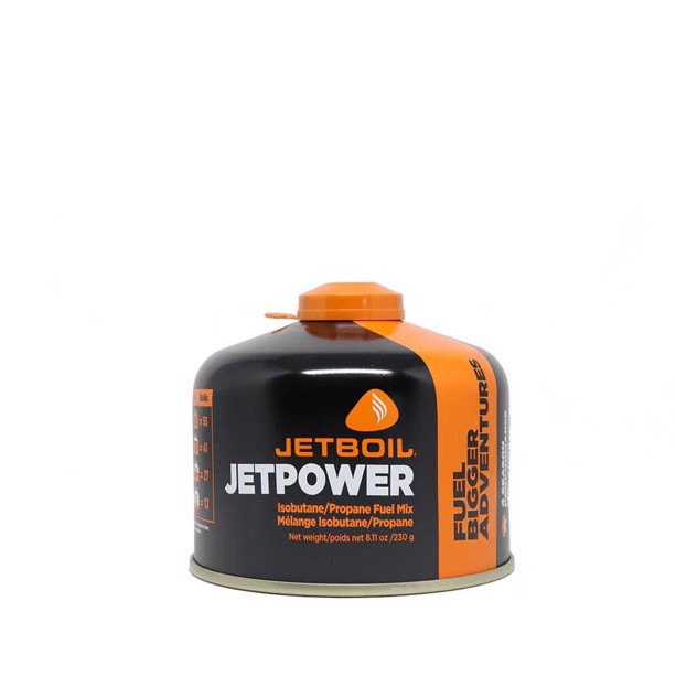 Jetboil Jetpower gasdåse 230 gram med EN417 gevind