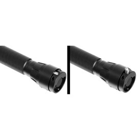 KH-Pro 2i1 lommelygte med glasknuser, 180 lumen i farven sort