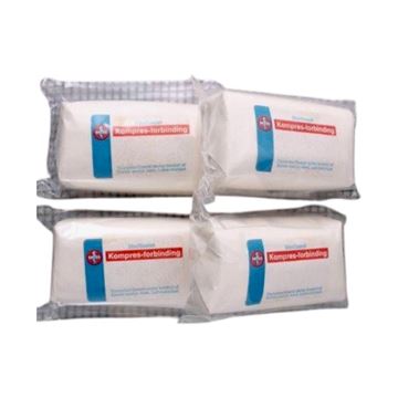 Kompresforbinding - sæt med 4 stk