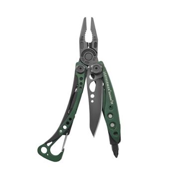 Leatherman Skeletool CX, 7 værktøjer set i farven OD Green