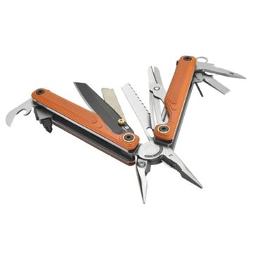 Leatherman Wave Alpha Multi-Tool, 17 Værktøjer set i farven Canyonland åbnet fra vinkel