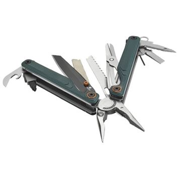 Leatherman Wave Alpha Multi-Tool, 17 Værktøjer set i farven Cascadia åbnet fra vinkel