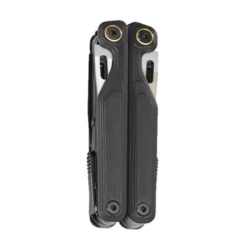 Leatherman Wave Alpha Multi-Tool, 17 Værktøjer set i farven Obsidian bagside
