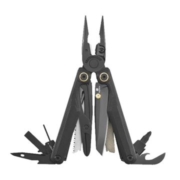 Leatherman Wave Alpha Multi-Tool, 17 Værktøjer set i farven Obsidian