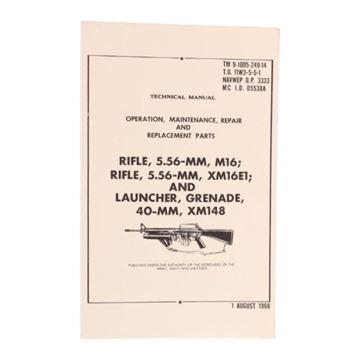 Bog, "Rifle, 5.56-mm, M16 manual
