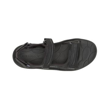 Merrell Huntington Sport Convert Herresandal set i farven Sort oppefra