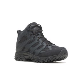 Merrell Moab 3 Mid Tactical WP i farven Sort set på skrå