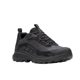 Merrell Moab Speed 2 GTX herresko med Goretex set i farven Sort set fra vinkel
