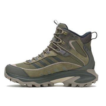 Merrell Moab Speed 2 Thermo Mid WP til Herre set i farven Oliven fra indersiden