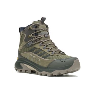 Merrell Moab Speed 2 Thermo Mid WP til Herre set i farven Oliven fra vinkel