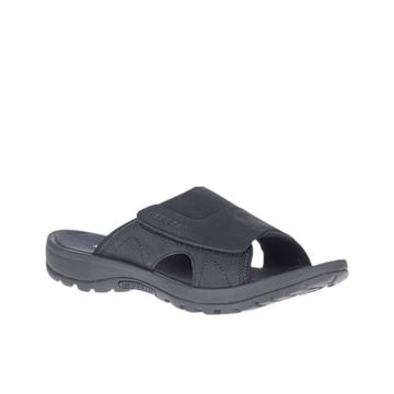 Merrell Sandspur 2 Slide Herresandal set i farven Sort i vinkel