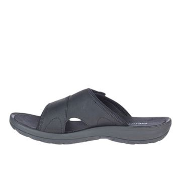 Merrell Sandspur 2 Slide Herresandal set i farven Sort fra siden