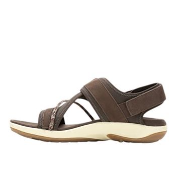 Merrell Terran 4 Backstrap Damesandal set i farven Bracken Brown fra inderside