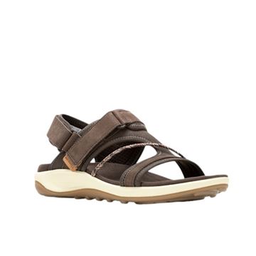 Merrell Terran 4 Backstrap Damesandal set i farven Bracken Brown fra vinkel