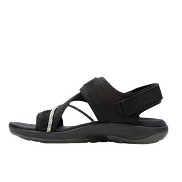 Merrell Terran 4 Backstrap Damesandal set i farven Sort fra siden