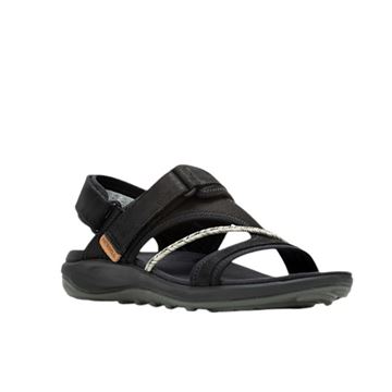 Merrell Terran 4 Backstrap Damesandal set i farven Sort fra vinkel