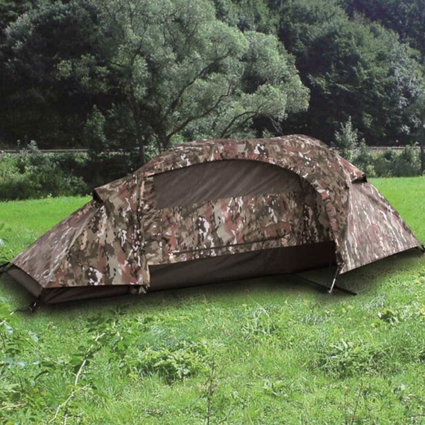 1-personers Multitarn camouflage telt fra Mil-Tec
