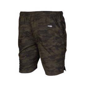 Camouflage badeshorts fra Mil-Tec i farven Woodland set bagfra