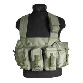 Mil-Tec Chest Rig Vest set i farven Oliven