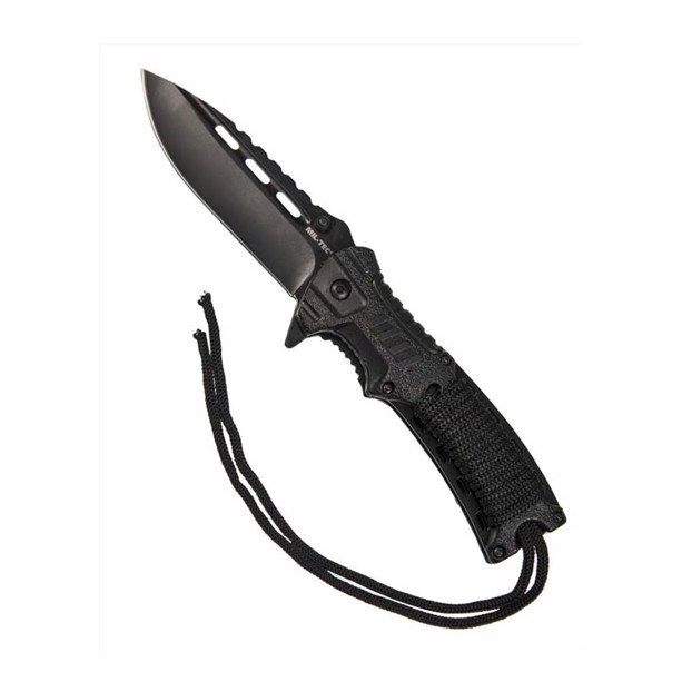 Mil-Tec foldekniv med Paracord og ildstarter