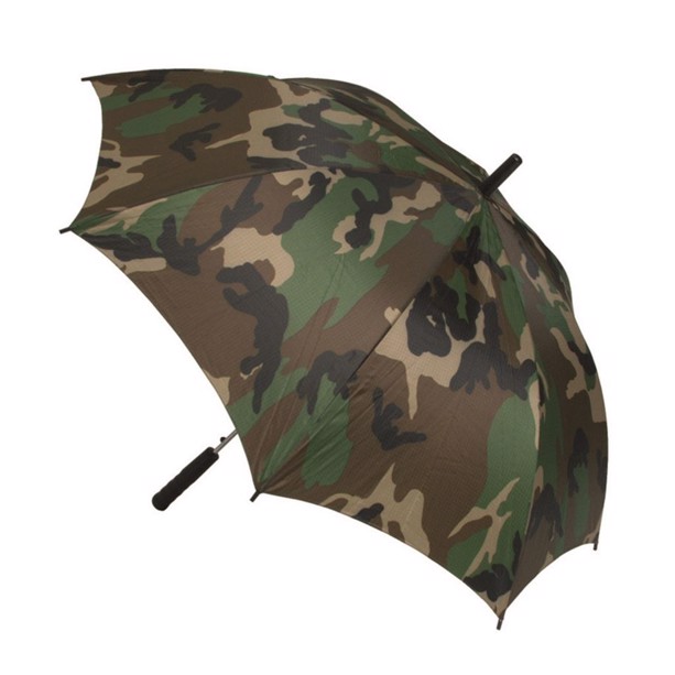Paraply i Woodland camouflage fra Mil-Tec