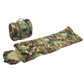 Mil-Tec "Pilot" sovepose i Woodland camouflage