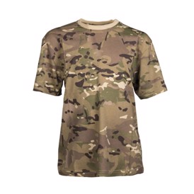 Mil-Tec Børne t-shirt i camouflage Multitarn
