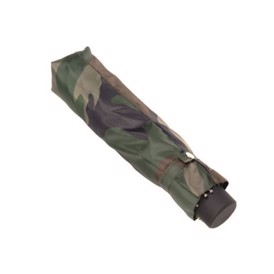 Sammenrullet tasketparaply i Woodland camouflage