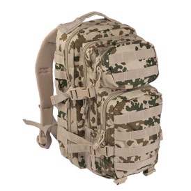 Small US Assault Pack fra Mil-Tec i Tropentarn camouflage