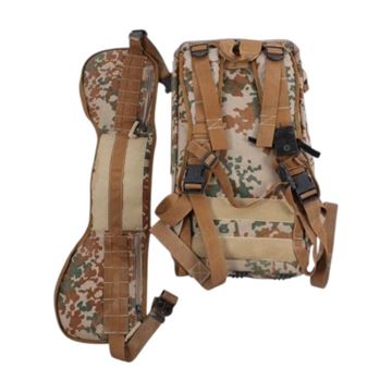 Militær Rygsæk, MOLLE-bælte, Dansk Ørken Camouflage, Brugt set delt
