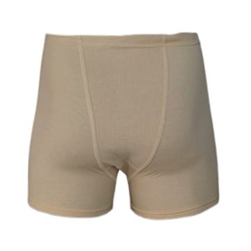 Militær underbukser, Boxer-shorts, Naturfarvet bomuld, Ubrugt set bagfra