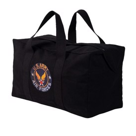 Mil-Tec Flight Bag med US Army Air Force print, 50 liter i farven Sort