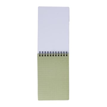 Mil-Tec Meldeblok Waterproof Large 10 x 15 cm, 48 sider i tern