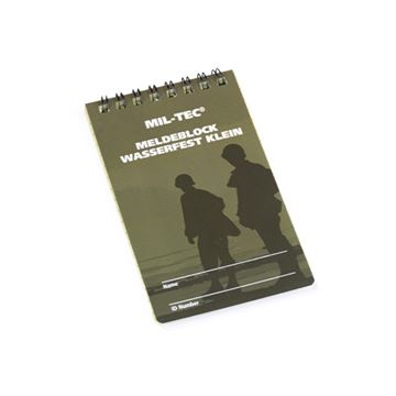 Mil-Tec Meldeblok Waterproof Small 7,5 x 13 cm, 48 sider