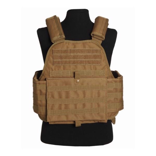 Mil-Tec Plate Carrier Vest, Coyote