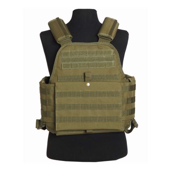 Mil-Tec Plate Carrier Vest set i farven Oliven