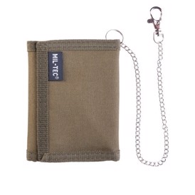 Mil-Tec Pengepung med sikkerhedskæde set i farven Oliven