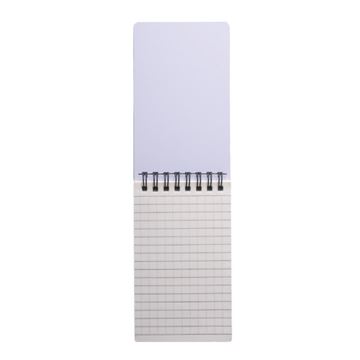 Mil-Tec Tactical Meldeblok 7,5 x 13 cm med vandfast ternet papir set åben