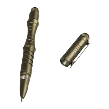 Mil-Tec Tactical Pen set i farven Oliven med clips på hætte