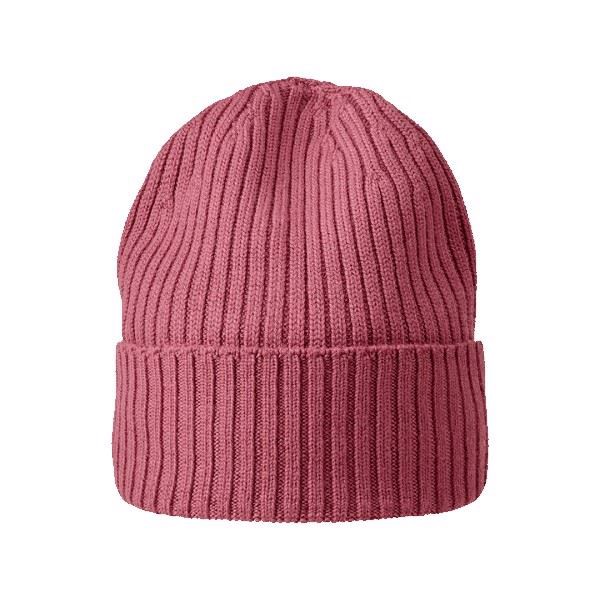 MJM Beanie i merino uld, Rosa
