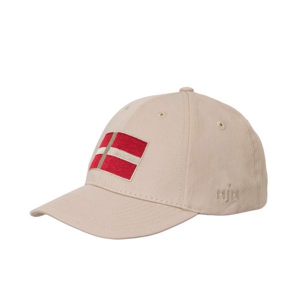 MJM Kasket Bomuld, Dannebrog, Beige