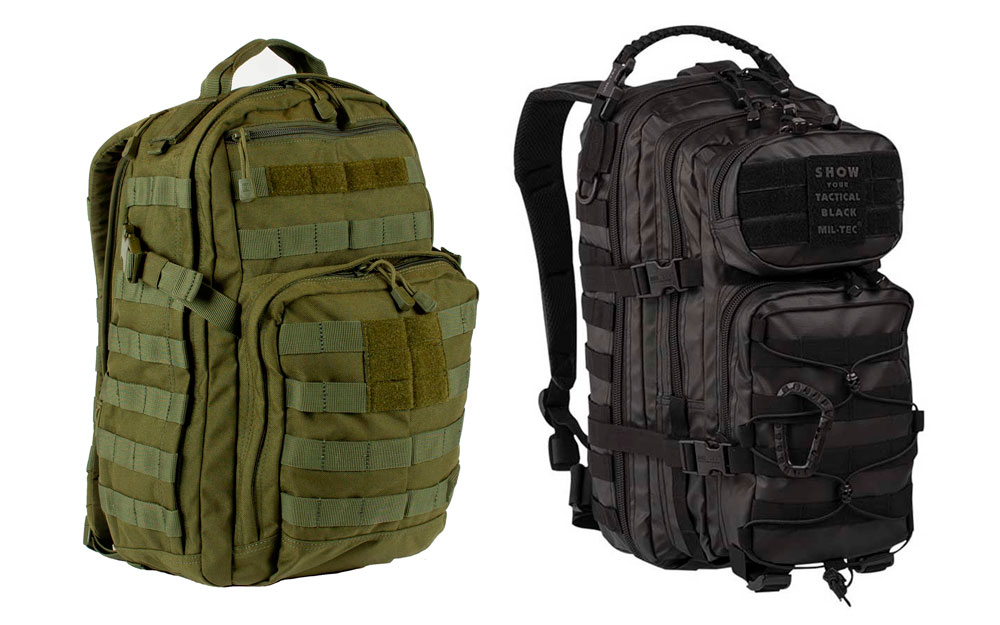 5.11 Rush12 og Mil-Tec Tactical US Assault