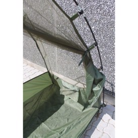 Mosquito dome telt, indeni med opbevaringslomme