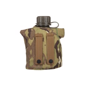 Feltflaske med multicam nylon hylster